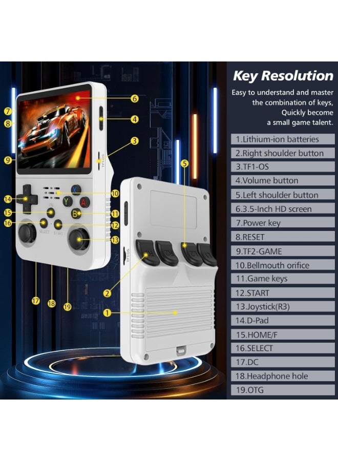 وحدة ألعاب محمولة ريترو R36S 3.5 بوصة شاشة HD 640x480 - Image 2